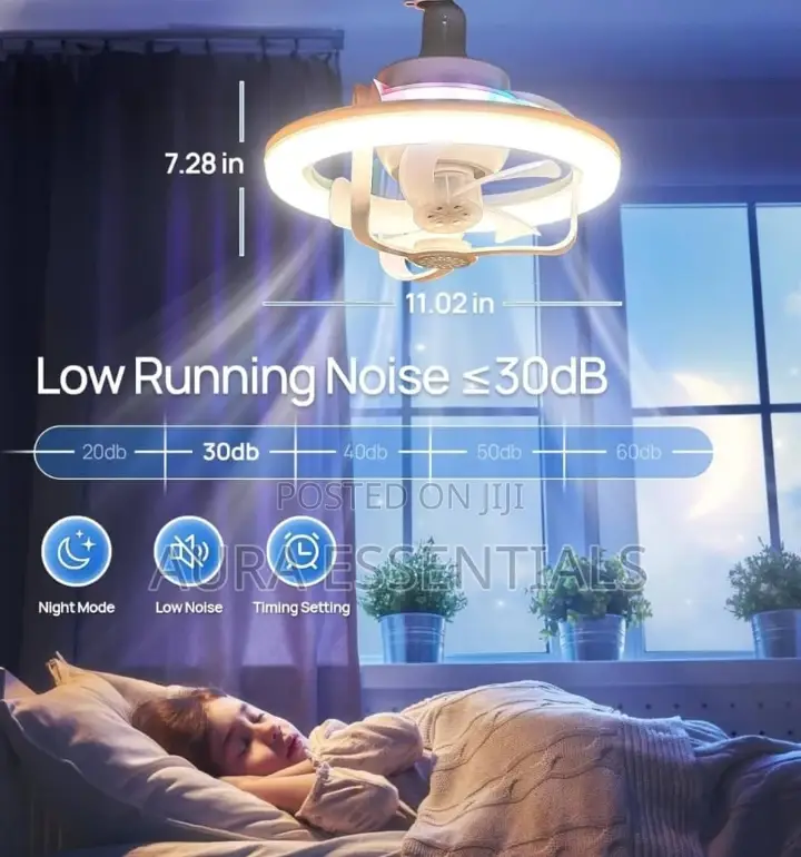 Modern Intelligent Rotation Ceiling Fan