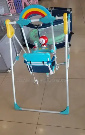 Baby Rainbow Swing Chair With Music