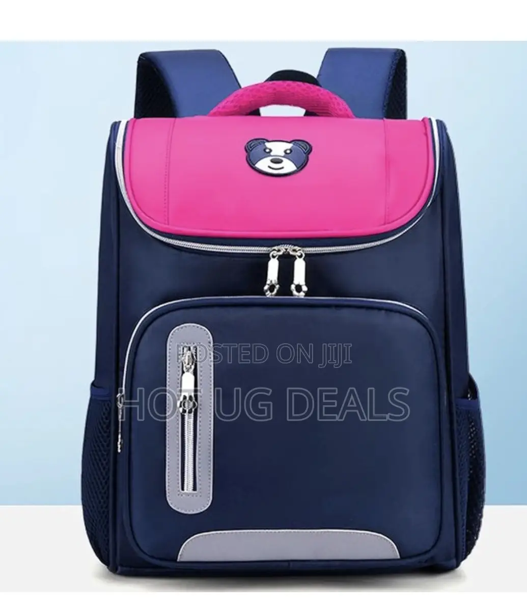 Kids School Backpack - Blue/Pink
