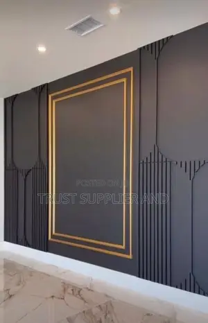 Wall Molding Work Done