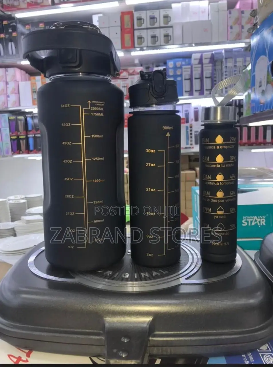Arcylic Water Bottle Set