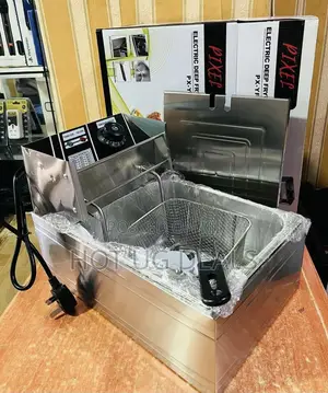 Pixel Commercial Deep Fryer 6l - Silver