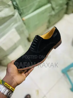 Original Black Clarks Suede Gentle Shoes/Loafers