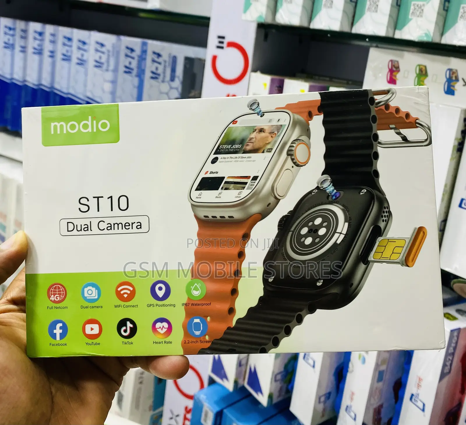 Modio ST10 Dual Camera Simcard Support 5G Android 64gb+4gb