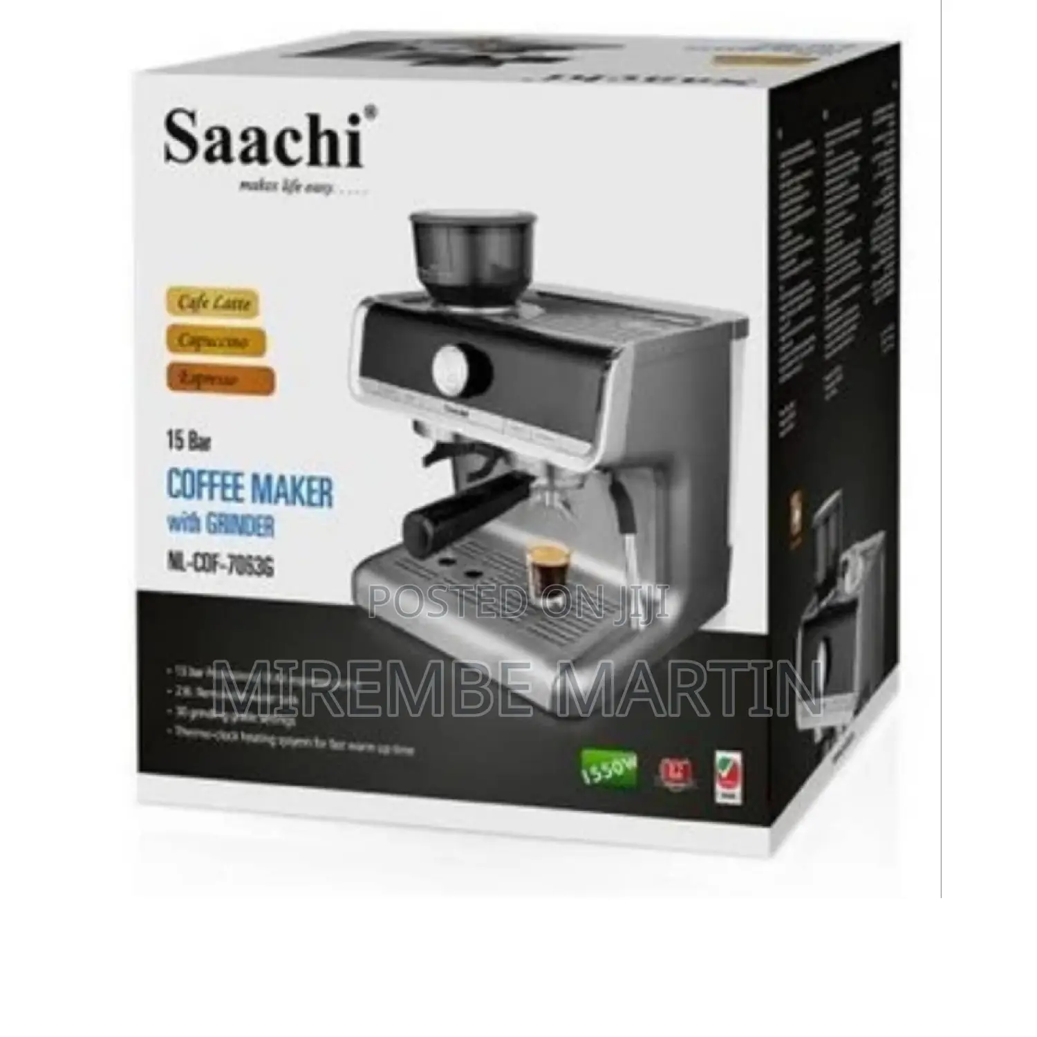 Saachi Cappuccino 15 Bar Coffee Machine.