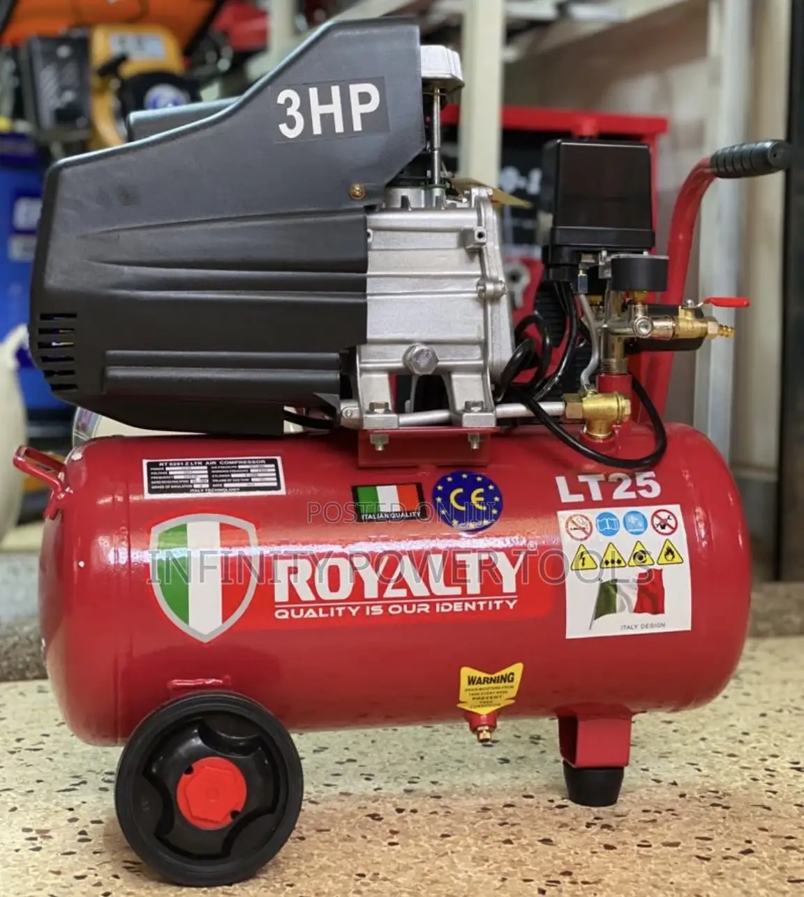 Air Compressor Royalty 25l 3hp