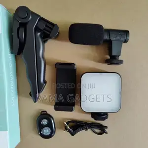 Video-Making KIT AY-49 With Tripod Stand, Flash Light Mic