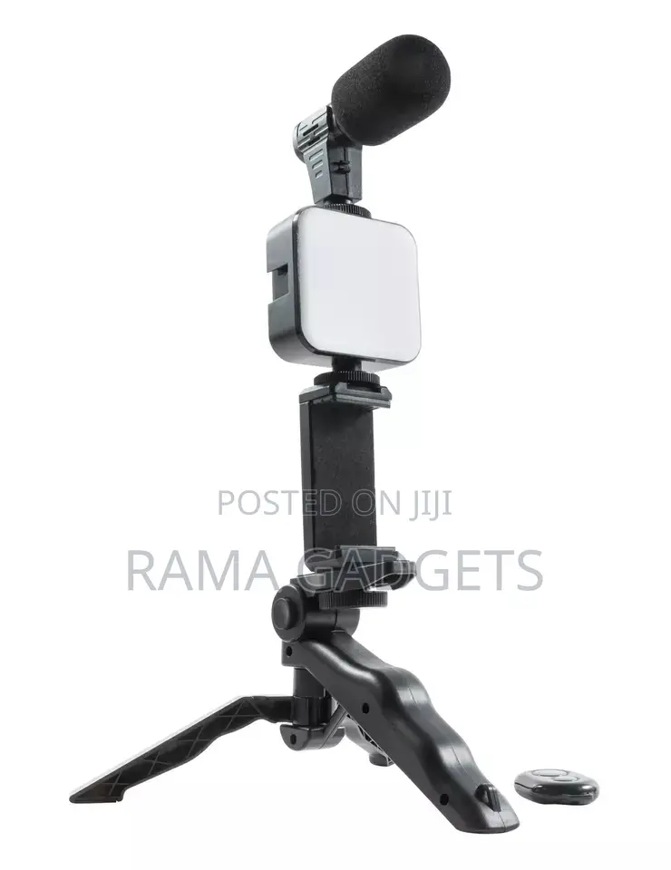 Video-Making KIT AY-49 With Tripod Stand, Flash Light Mic