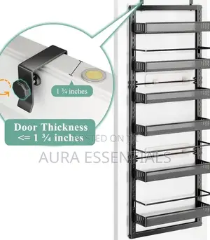 6-Tier Hanging Pantry Door Organizer Rack