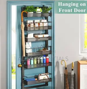 6-Tier Hanging Pantry Door Organizer Rack