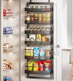 6-Tier Hanging Pantry Door Organizer Rack