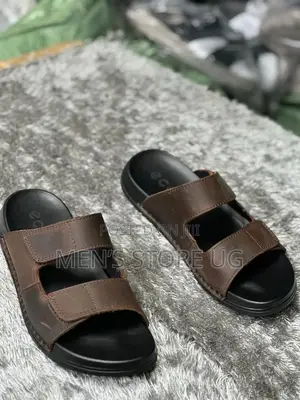 Ecco Men’S Casual Genuine Leather Flats Sandals