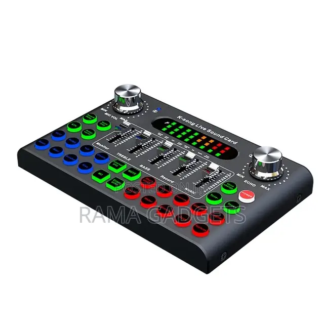 Condensor Microphone + K-Song Live Sound Card