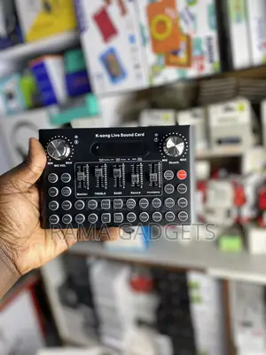 Condensor Microphone + K-Song Live Sound Card