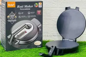 Chapati Pizza Roti Tortilla Maker – Black Silver