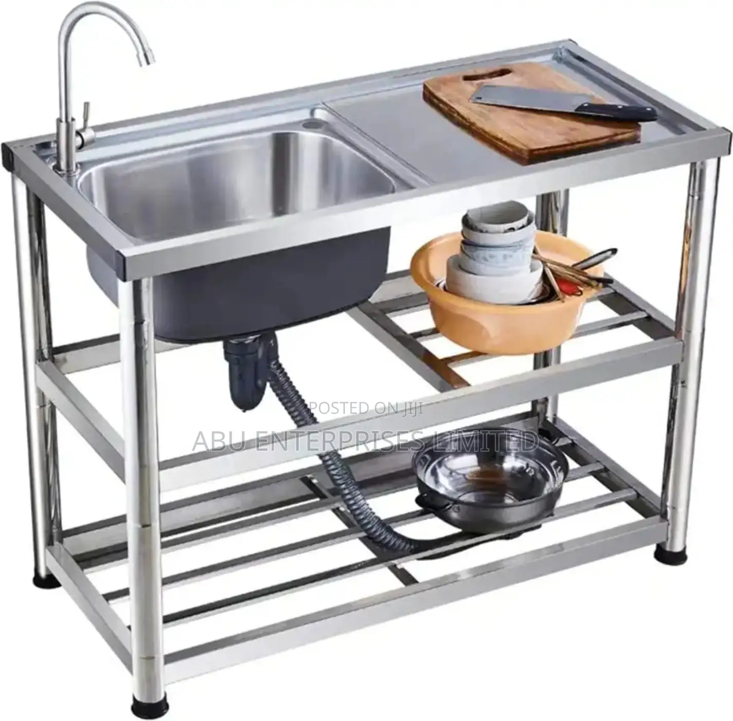 Kitchen Sink With Out Standing Stands
