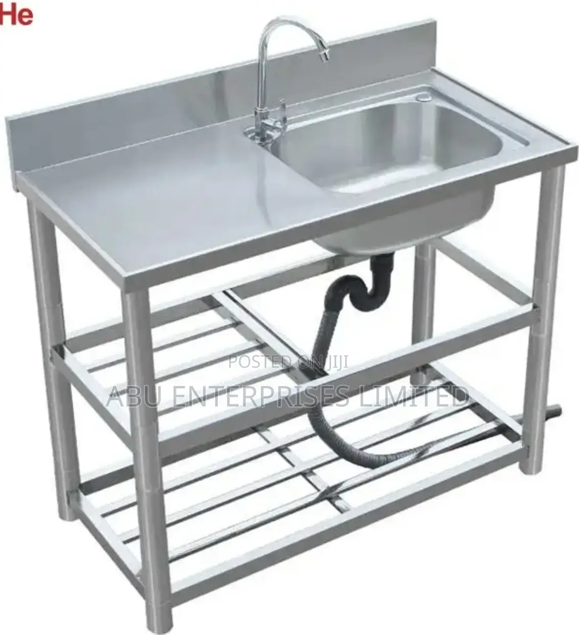 Kitchen Sink With Out Standing Stands