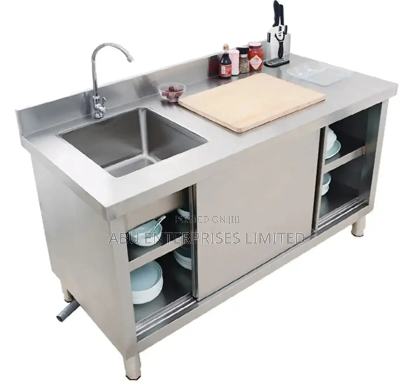 Kitchen Sink With Out Standing Stands