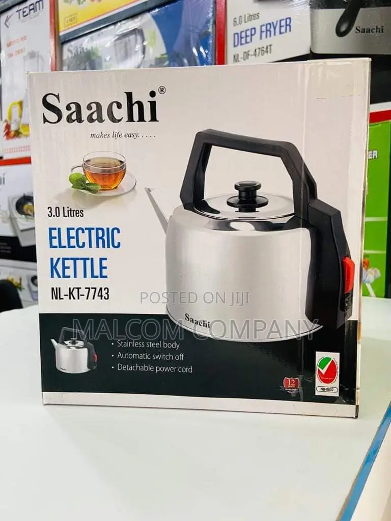 Automatic Switch and Stainless Electric Kettle 3 Litres.