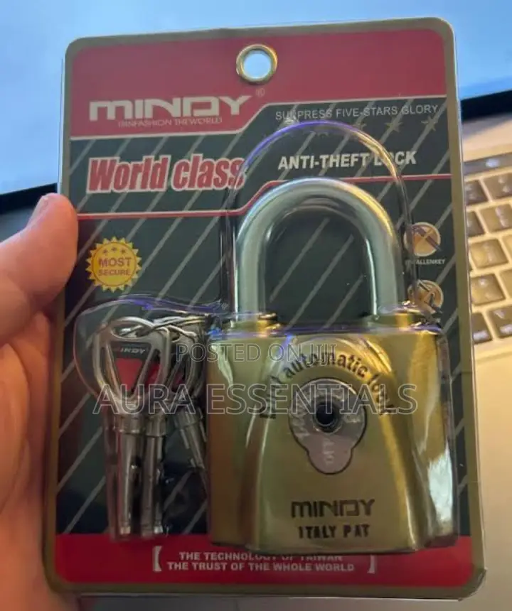 Dust Automatic Lock Mindy Padlock