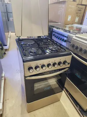60*50 (3+1) Pixels Silver Stainless Steel Gas Cooker