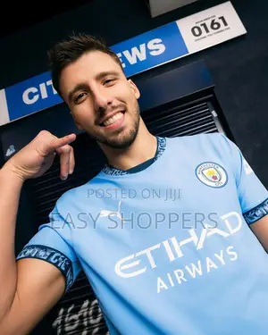 Man City 2024/25 Home Kit Player's Version Original