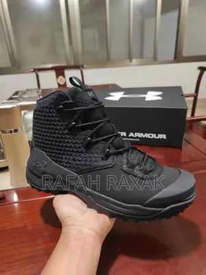 Original Black Under Armour High Top Hiking Boots