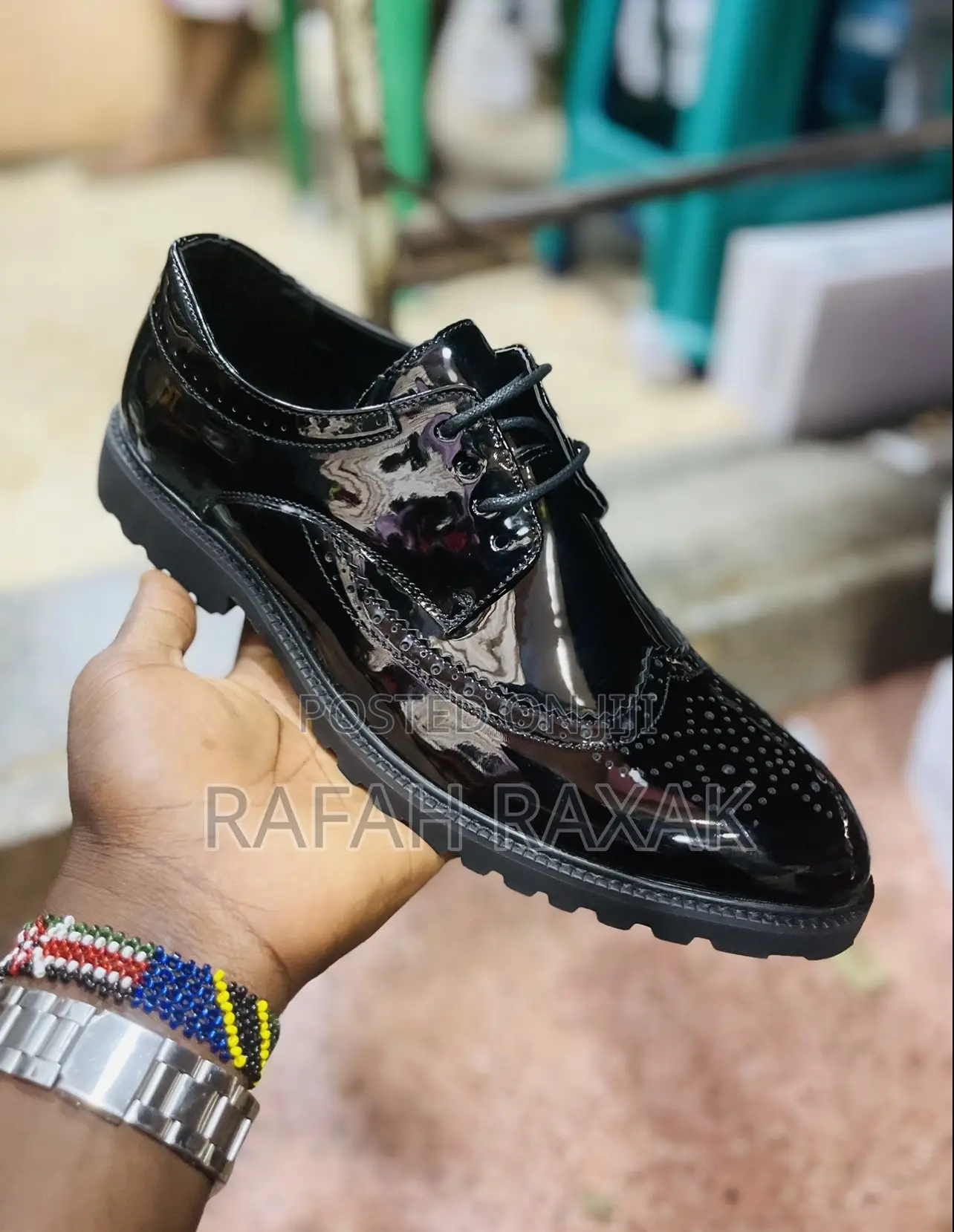 Men’S Classic Shinny Oxfords