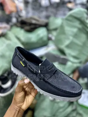 Original Black Casual Timberland Leather Loafers