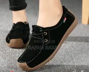 New Classy Casual Ladies Suede Lace Up Moccasins