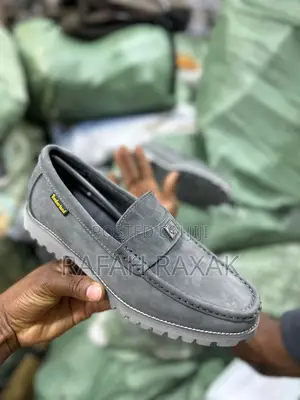 Original Grey Timberland Casual Premium Leather Loafers