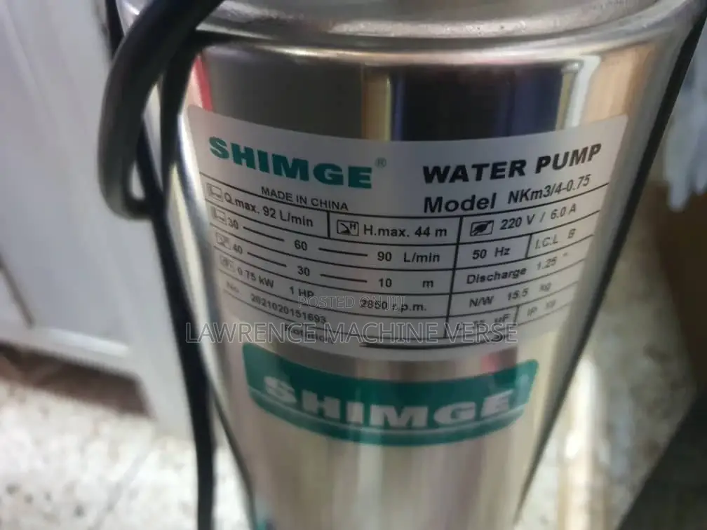 Submersible Water Pump Shimge 60m