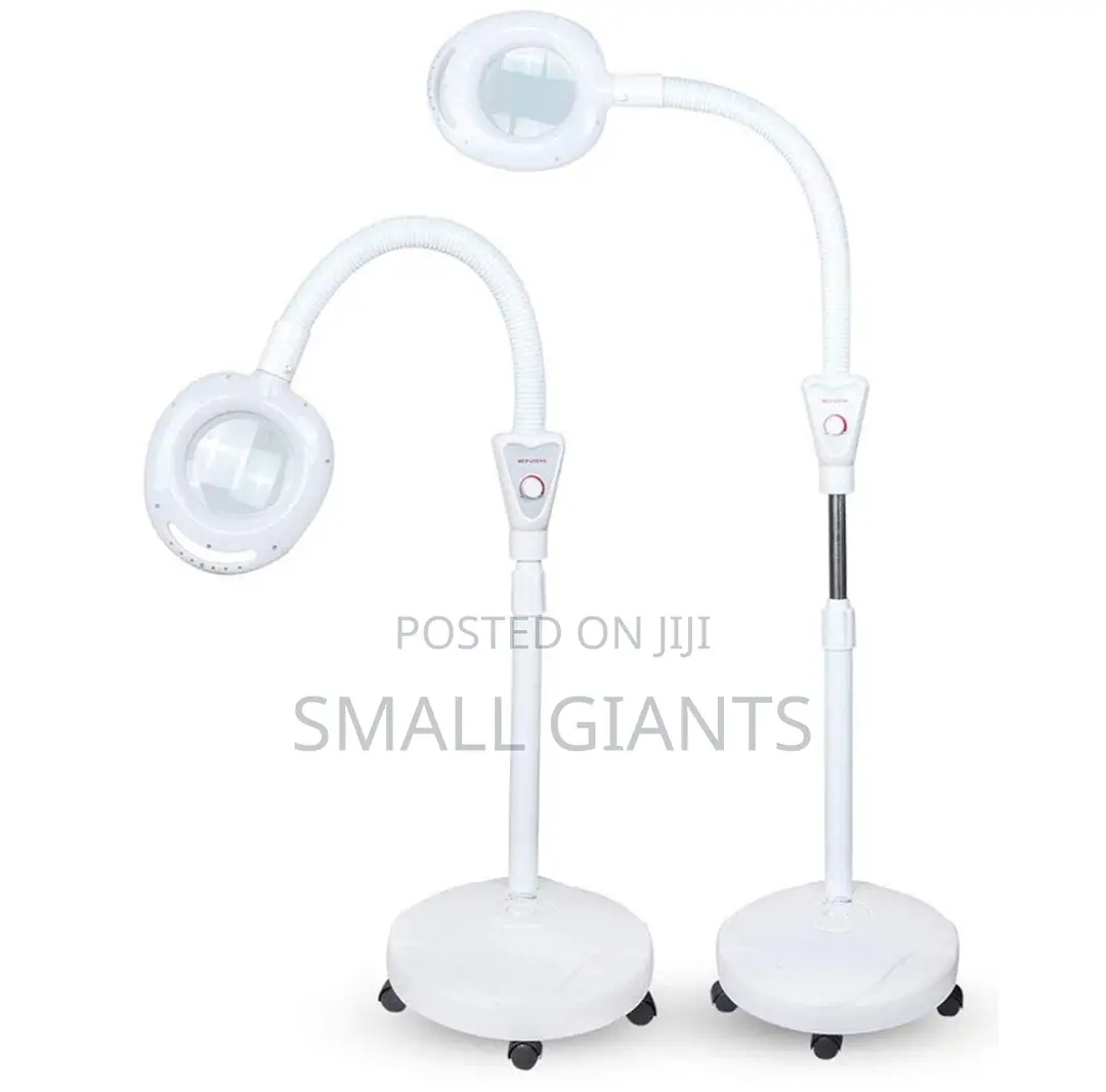 16X Magnifying Glass Lamp Adjustable Swivel Arm Floor Stand