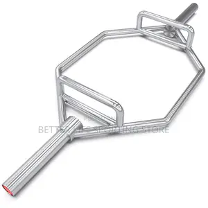 Hex Trap Barbell Bar for Deadlift/Squat