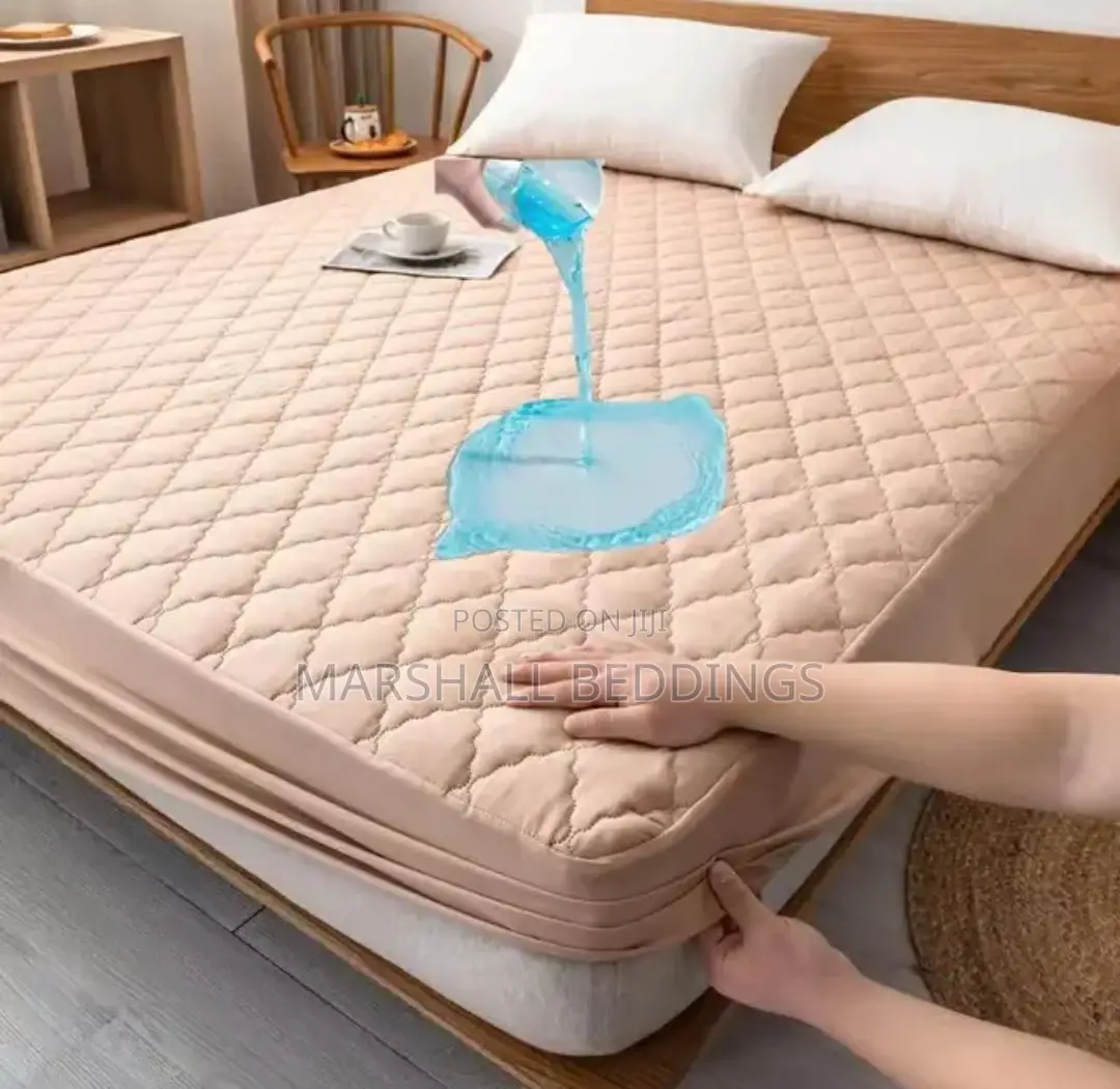6*6 Waterproof Mattress Protector Brown