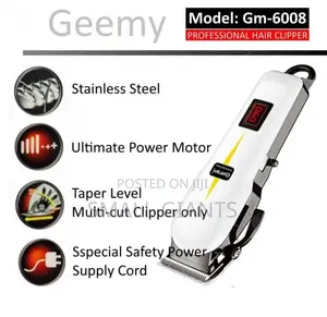 Geemy Rechargeable Cordless Machine With Battery Indicator
