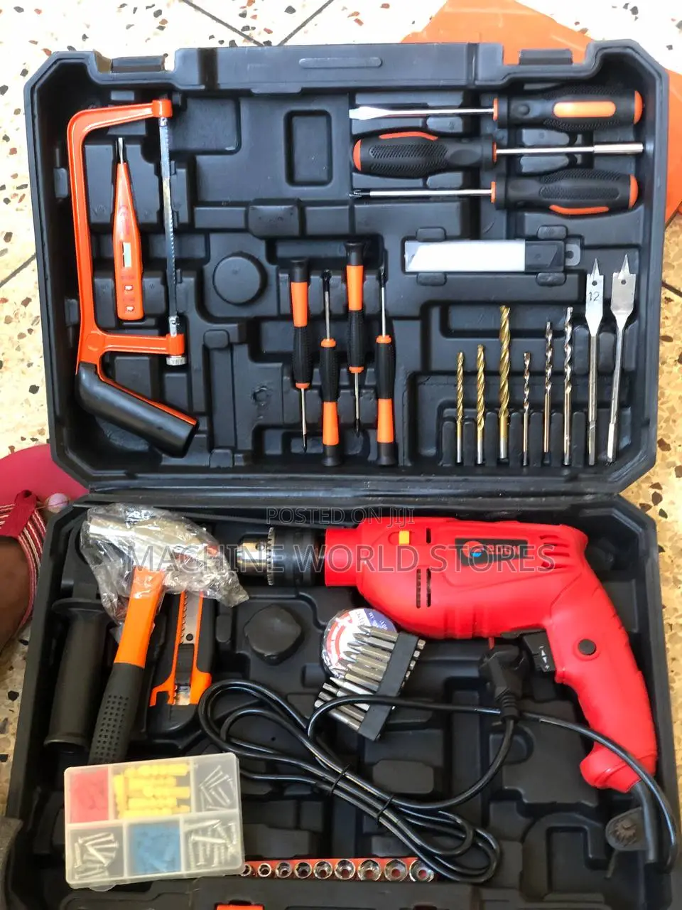 Electric Drill Tool Set.