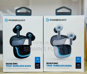 Powerology Quad Enc True Wireless Earbuds