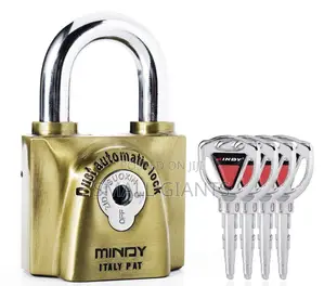 Mindy Anti-counterfeiting Hard Steel Keyed Padlock