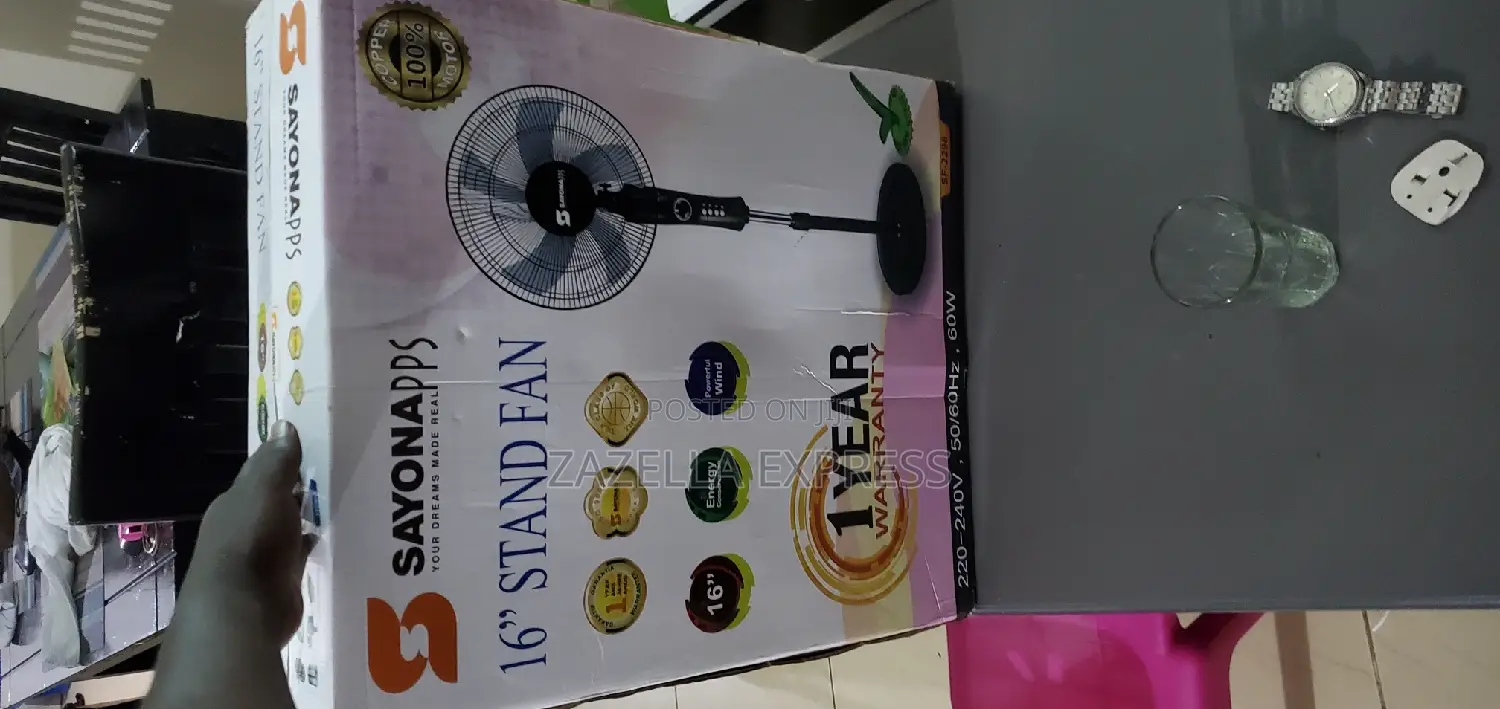 Sayona 16" Stand Fan