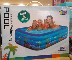 Pool Inflatable Family Pool Rectangular Swimming Pool