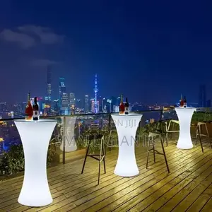 Waterproof LED Cocktail High Table