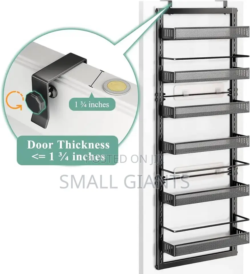 6- Tier Wire Mesh Over -the- Door Hanging Pantry Organizer