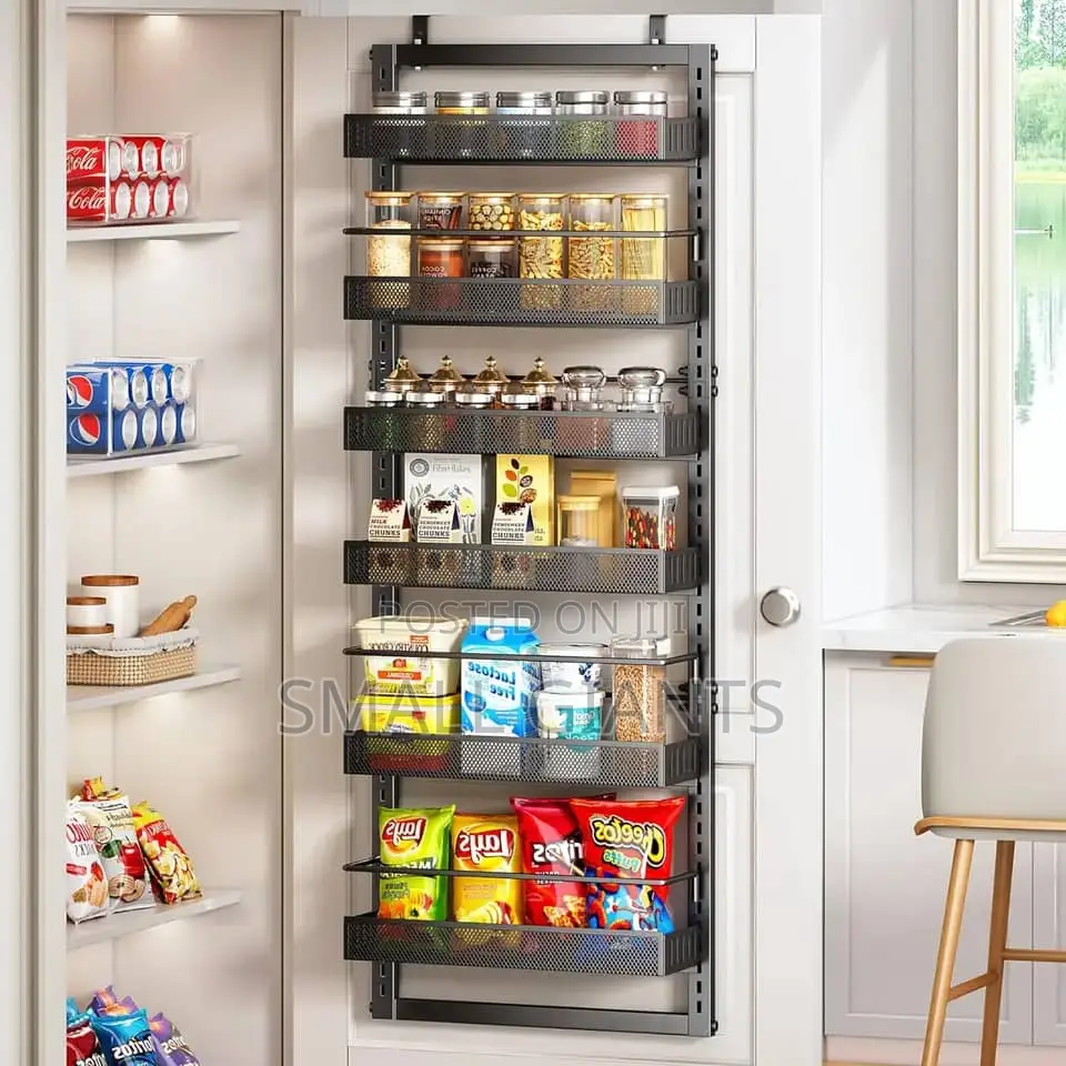 6- Tier Wire Mesh Over -the- Door Hanging Pantry Organizer