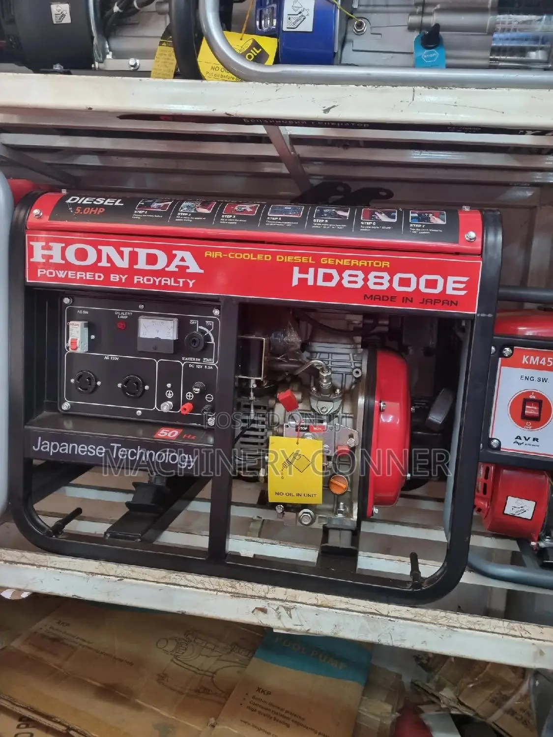 Key Start Disel Honda Generator
