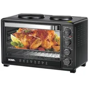 Boma 50 Litres Electric Grill Oven Cooker With 2 Hot Plates