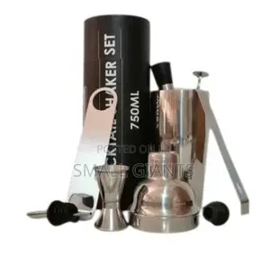 Cocktail Shaker Set, 8 Piece Bartender Drink Mixing Kit