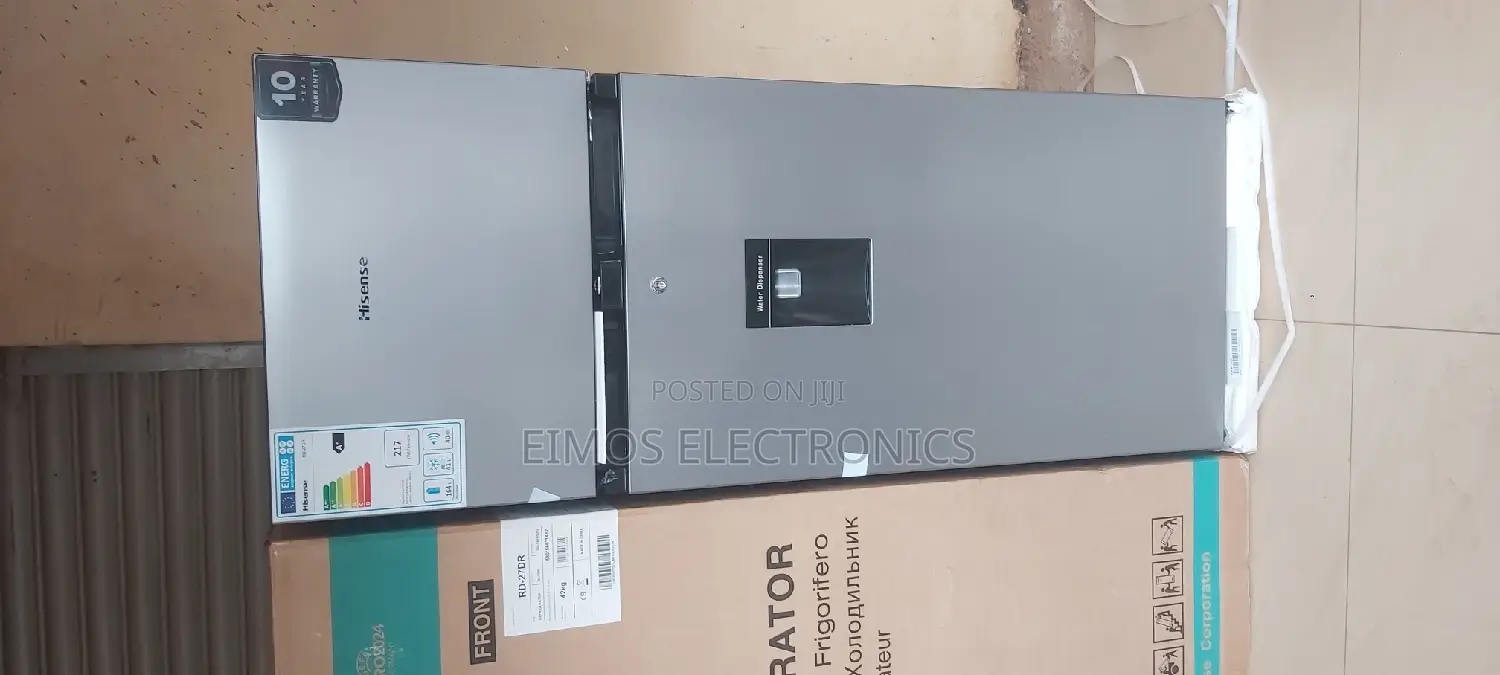 Hisense Fridge Double Door 270 Litres With Despenser