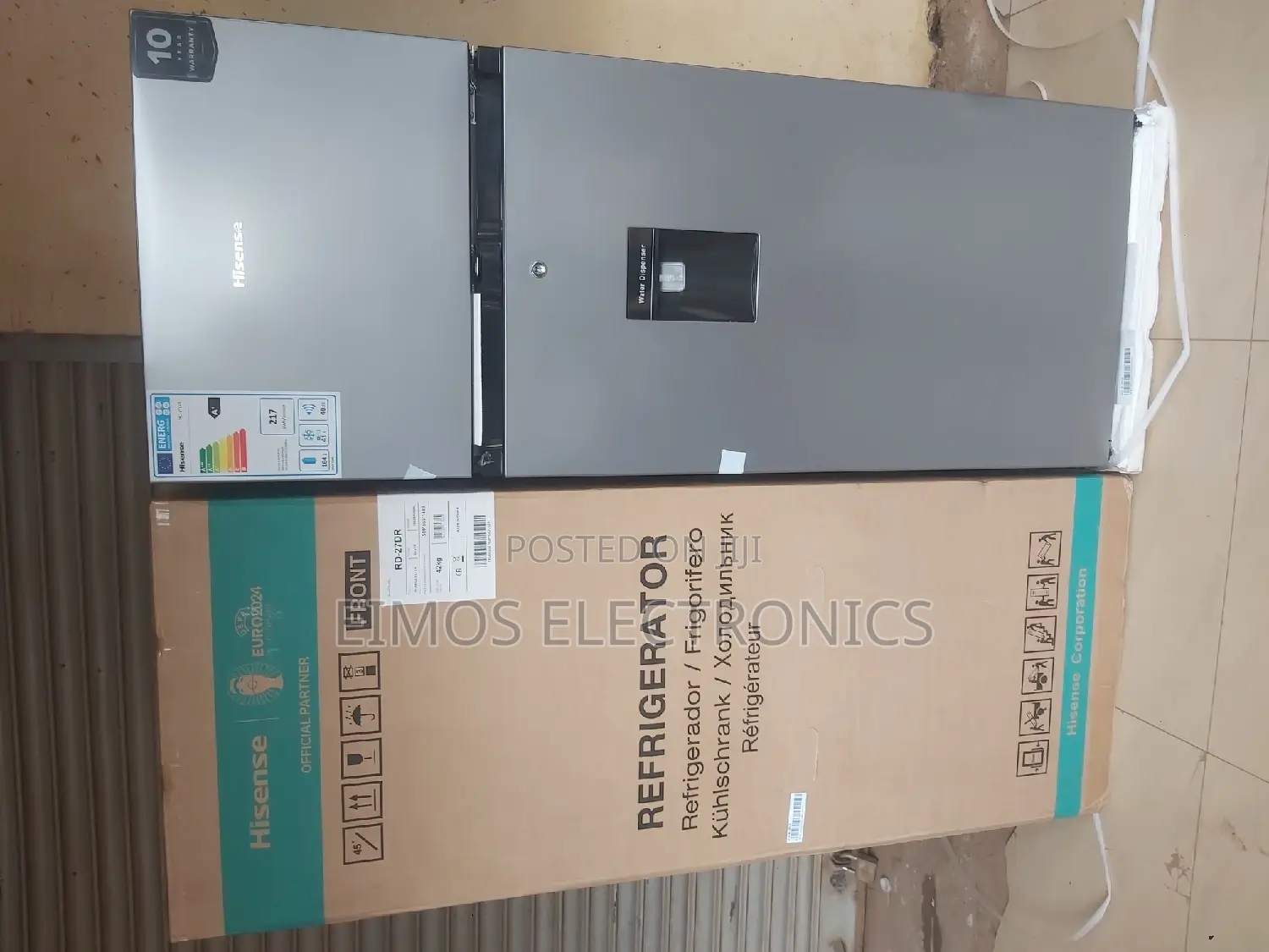 270 Litres Hisense Fridge Double Door