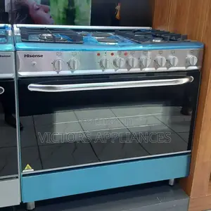 Hisense Cooker 90x60cm 4gas 2electric Stainless Steel